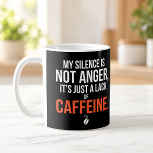 Minha Silêncio É Apenas Uma Falta de Café Caneca