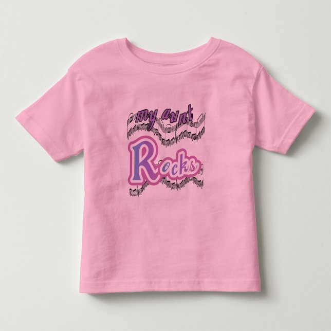 Minha tia Rocks Camisetas e presentes (Frente)