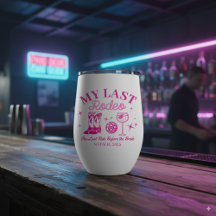 Minha Última Festa de Solteira Personalizada Rosa