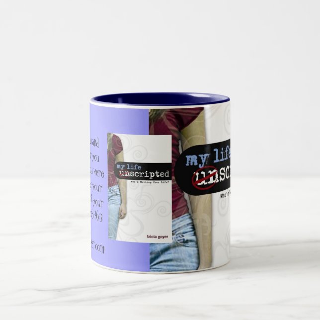 Minha vida, caneca Unscripted (Centro)