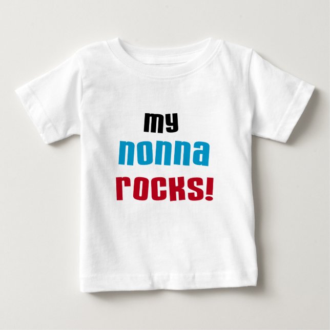 Minhas camisetas e presentes de nonna Rocks (Frente)