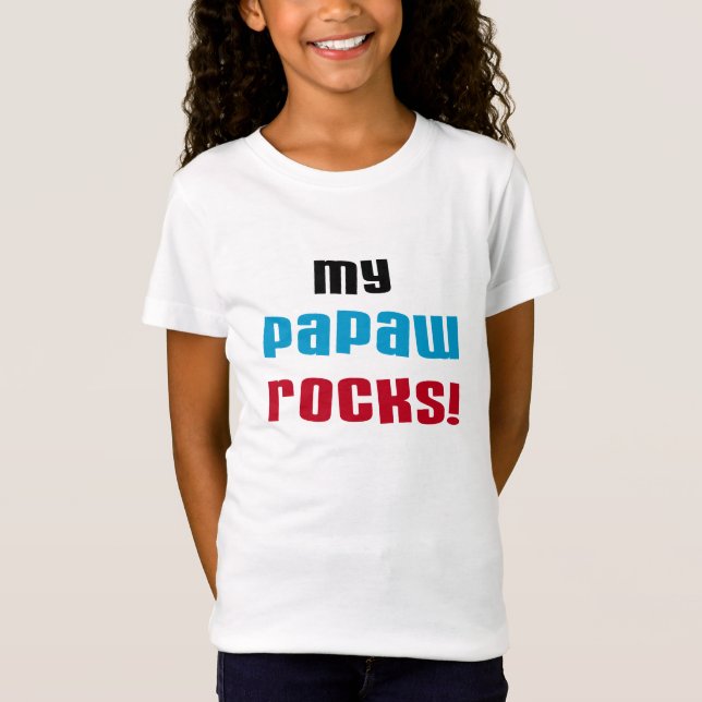 Minhas camisetas e presentes do Papaw Rocks (Frente)