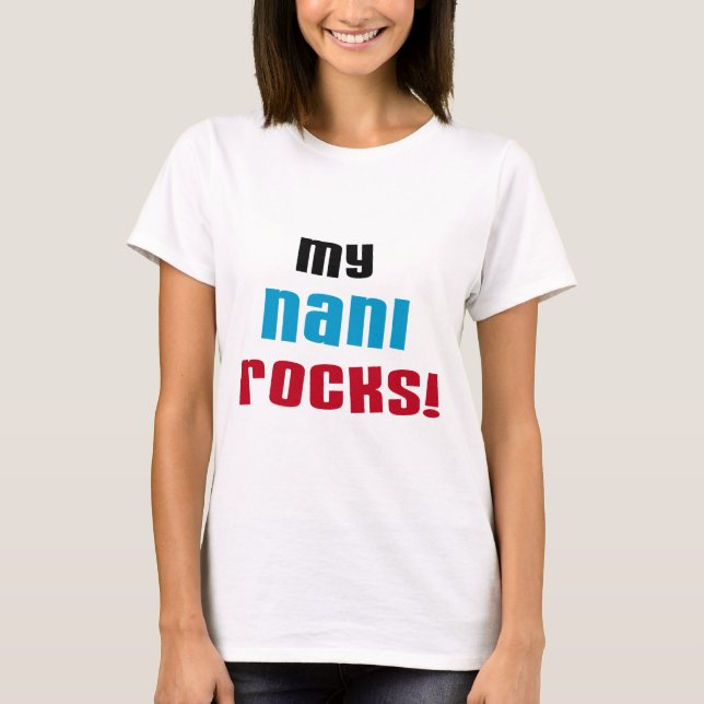 Minhas camisetas Nani Rocks e presentes (Frente)