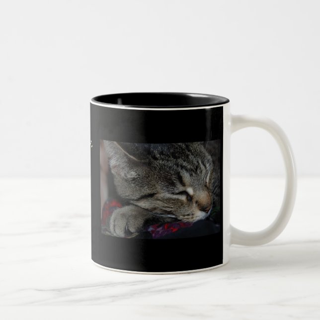 Minhas crianças todas têm as patas! Caneca do gato (Direita)