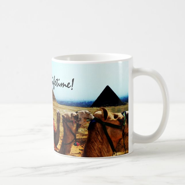 Minhas férias de uma vida! Caneca egípcia do (Direita)