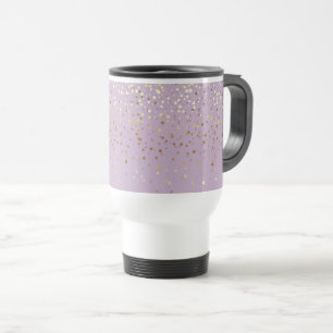Minhas Ouros Estrelas à Luz Caneca de viagem Roxo