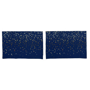 Minhas Ouros Travesseiros Estrelas Capas - Azul Pr