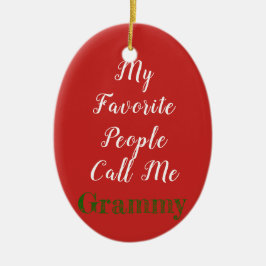 Minhas pessoas favoritas chamam-me… ornamento