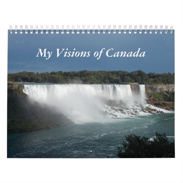 Minhas visões do calendário de parede de Canadá (Capa)