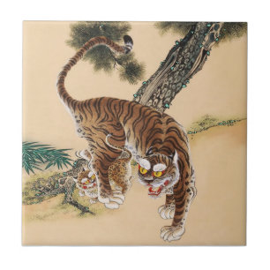 Minhwa Tigre Feio Coreano