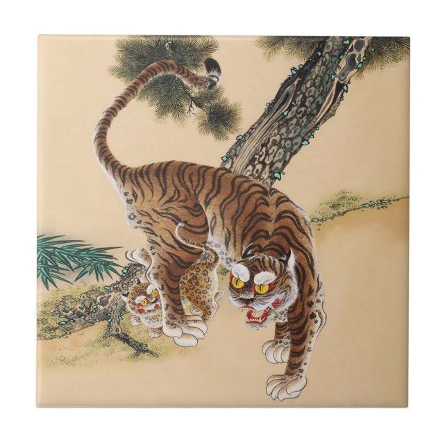 Minhwa Tigre Feio Coreano  (Frente)