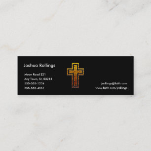 Mini 3:16 de John - cartão de visita cristão