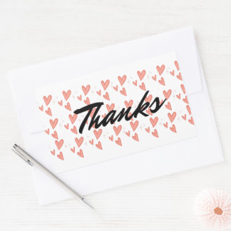 Mini adesivos de coração