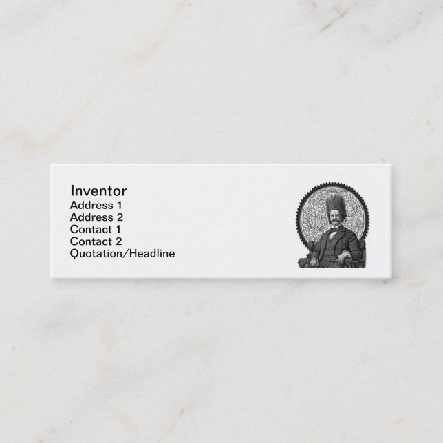 Mini alinha o cartão de visita (Frente)