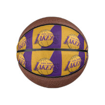 Mini bola de basquete Lakers