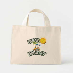 Mini Bolsa Tote com design lindo (férias de verão)