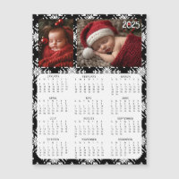 Mini Calendários 2025 | Fundo dos Flocos de Neve