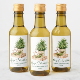 Mini Caligrafia de Natal Minimalista com Aquarela