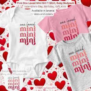Mini Camiseta Rosa Um Amado,