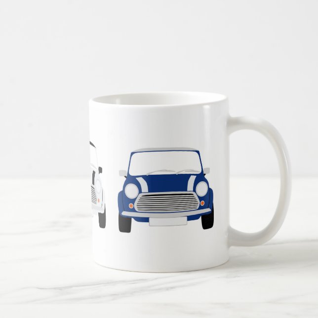 Mini caneca clássica vermelha, branca e azul (Direita)