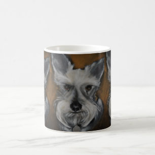 Mini caneca de café 2 do Schnauzer