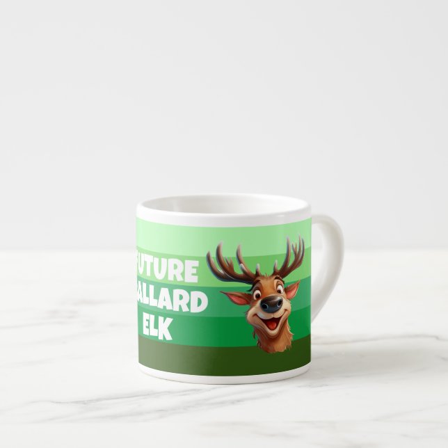 Mini caneca de Elk Futuro (Frente Esquerda)