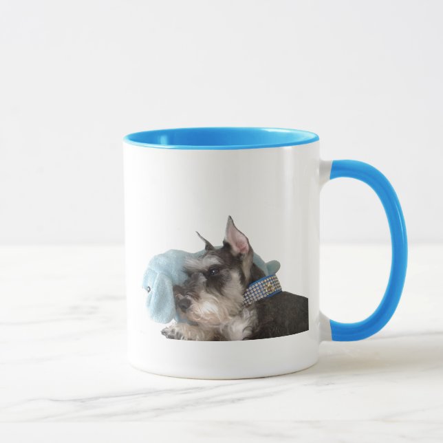 Mini caneca do Schnauzer (Direita)