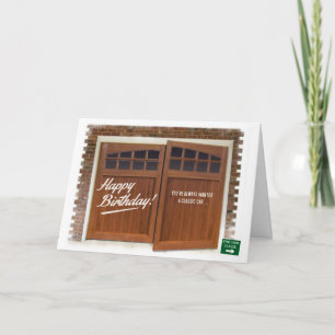 Mini Cartão de Aniversário Clássico