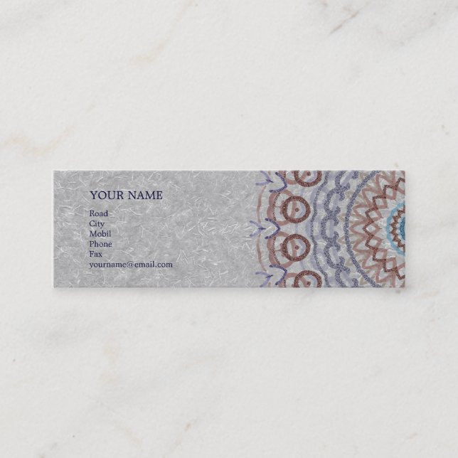 Mini Cartão de visita (Frente)