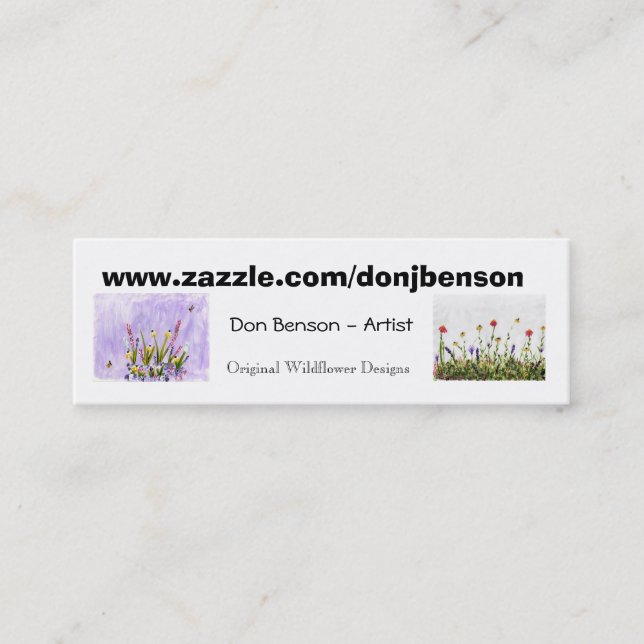 Mini Cartão de visita (Frente)