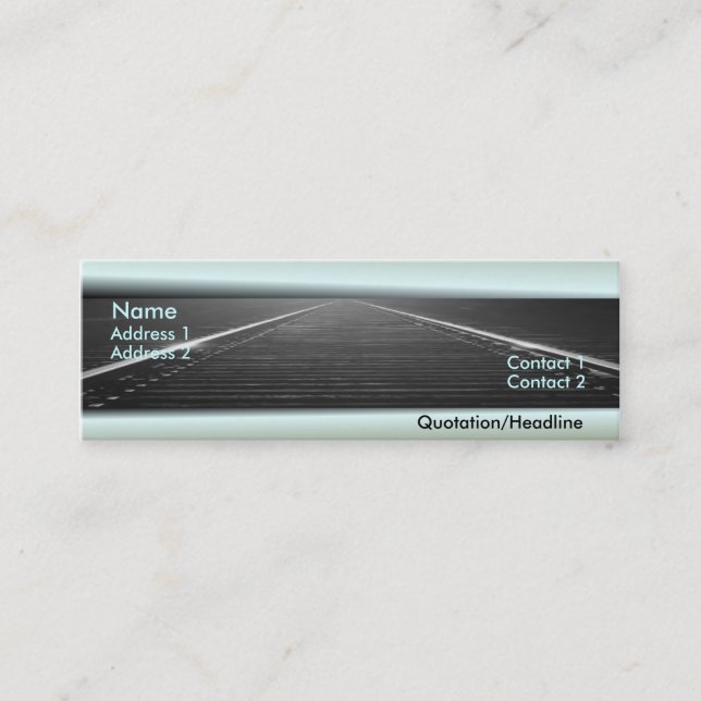 Mini Cartão de visita (Frente)