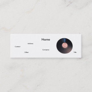 Mini Cartão de visita A&R