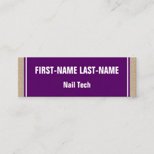 Mini Cartão de visita básico e minimalista da