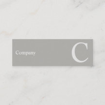 Cartão de visita cinzento do erro tipográfico