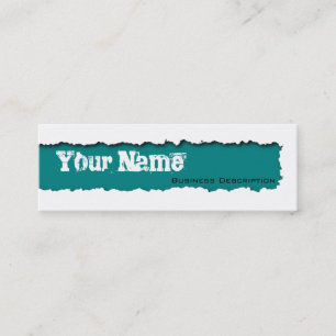 Mini Cartão de visita com risca