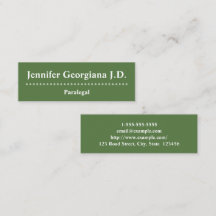 Cartão de visita customizável e mínimo do