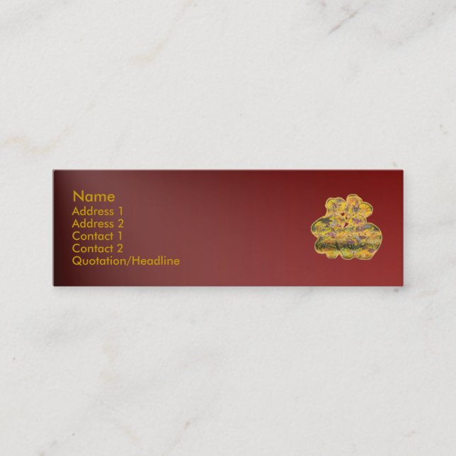 Mini Cartão de visita da Fortuna (Frente)