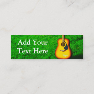 Mini Cartão de visita da guitarra