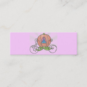 Mini Cartão de visita da princesa Treinamento