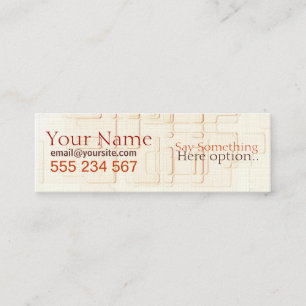 Mini cartão de visita de Absatech