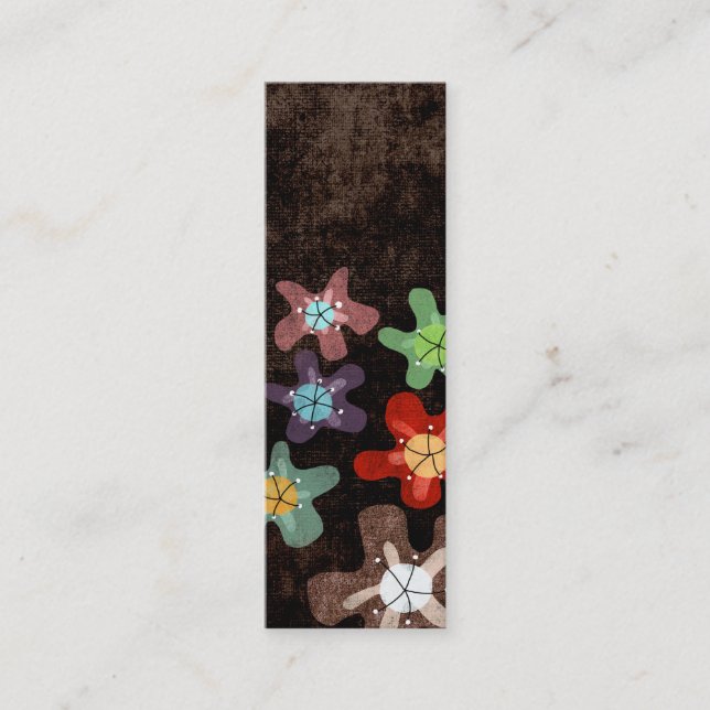 Mini Cartão de visita de Azaleas (Frente)