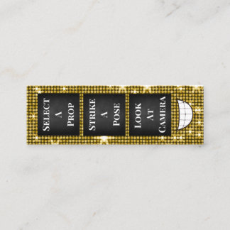 Mini Cartão de visita de Booth de Foto