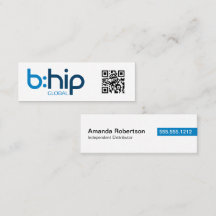 Cartão de Visita de Distribuidor b:HIP
