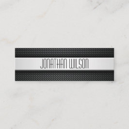 Mini Cartão de visita de fibra de carbono de linha fina