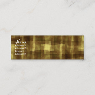 Mini Cartão de visita de GOLDY-ABSTRACT