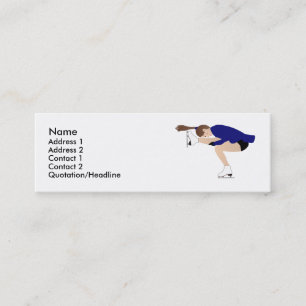 Mini Cartão de visita de Ice Skating - Personalizável!
