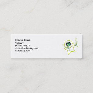Mini Cartão de visita de Olivia