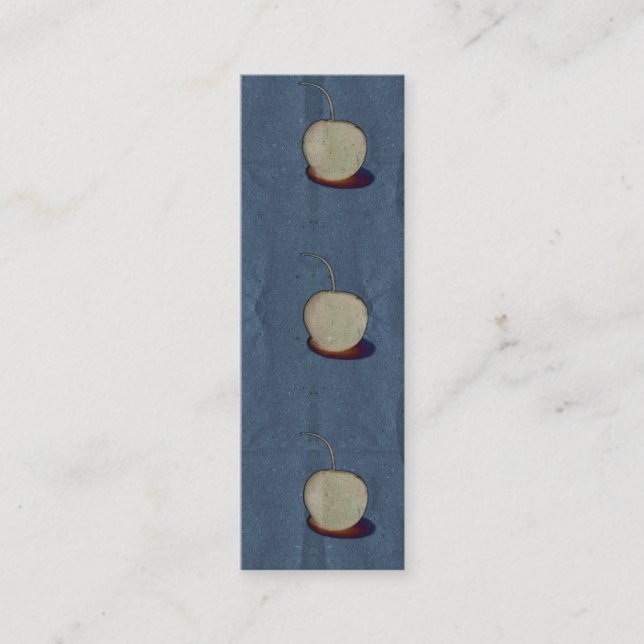 Mini cartão de visita de papel da cereja (Frente)