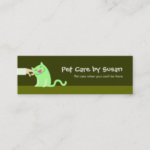 Mini Cartão de visita de Pet Care