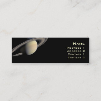 Mini Cartão de visita de Saturn